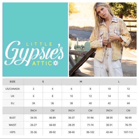 POL Western Washout Grunge Plaid Top - Picture 10 of 12